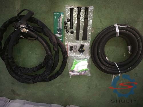 Accessories of the dry ice blasting machine