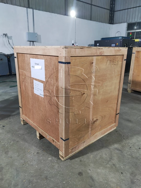 Dry ice machine packing