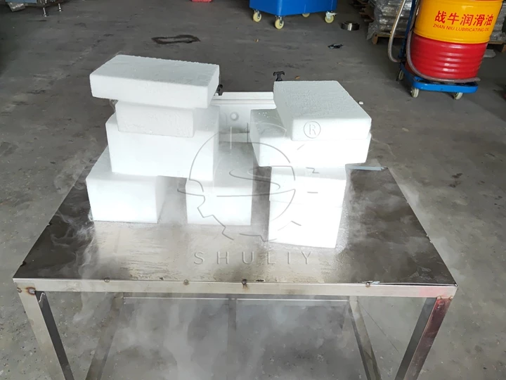 Dry ice blocks