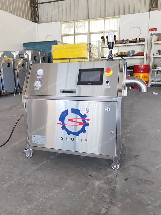 Commercial dry ice pelletizer